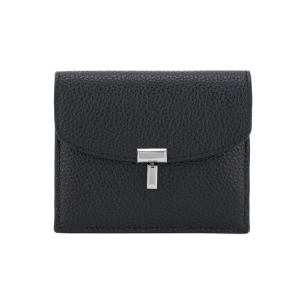 T-LOCK GRAINED-LEATHER CARDHOLDER