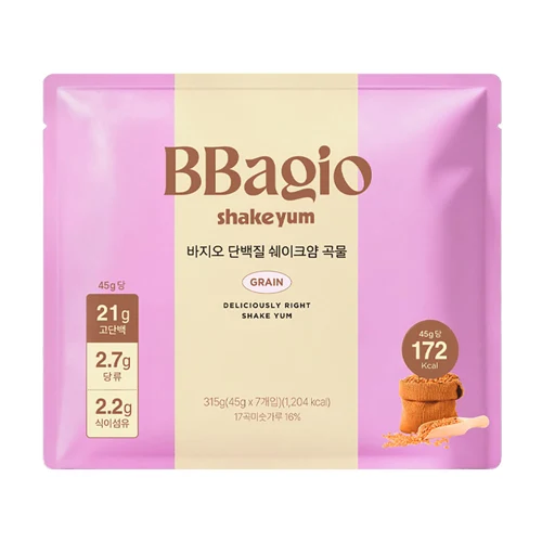 BBagio 蛋白奶昔 谷物味 7条装
