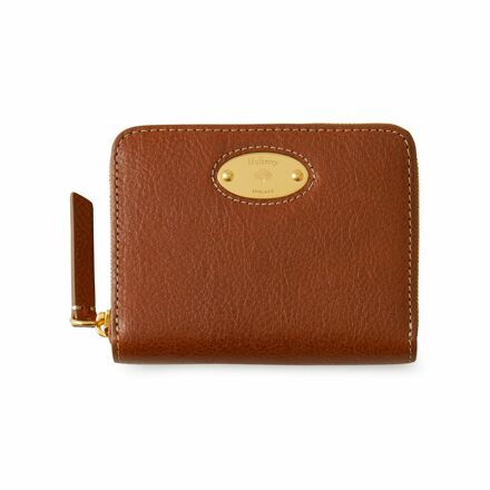 Mulberry Plaque Small Zip Around Purse