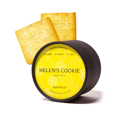 韩际新世界网上免税店-HELEN'S COOKIE-CHOCOLATE_SWEETS-VEGAN COOKIE 80g (LEMON) 饼干