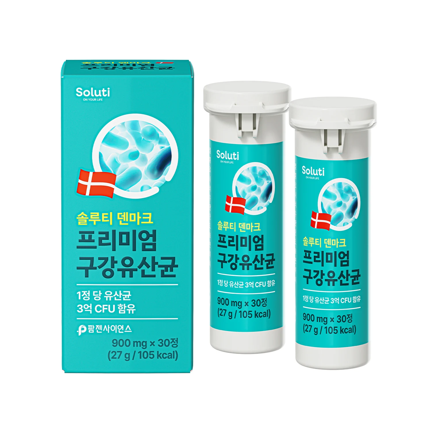신세계인터넷면세점-솔루티-덴마크 프리미엄 구강유산균 x 2박스 (60정)