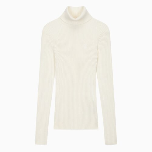 Women's Essential Turtle Neck Pullover Sweater_IVORY