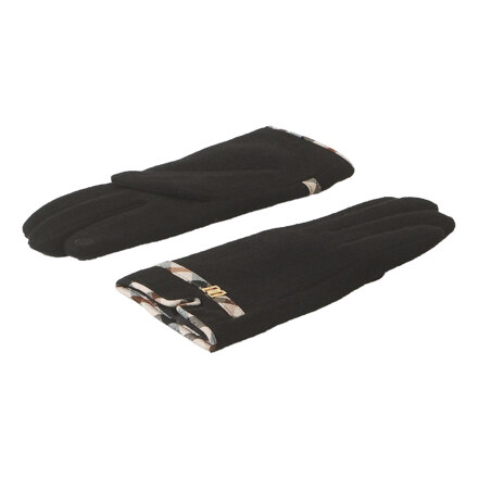 Black Check DD Wool Touch Gloves 手套