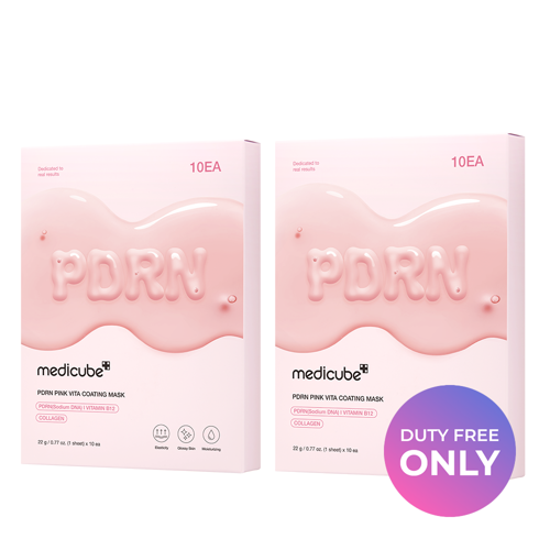 [Duty Free Exclusive] PDRN Pink Vita Coating Mask_10 sheets Duo 面膜套装