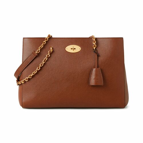Lily Chain Tote Two-Tone Small Classic Grain