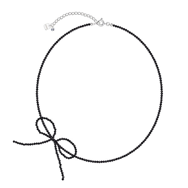 신세계인터넷면세점-타티아나-necklace-(실버925) 비즈 리본 목걸이
