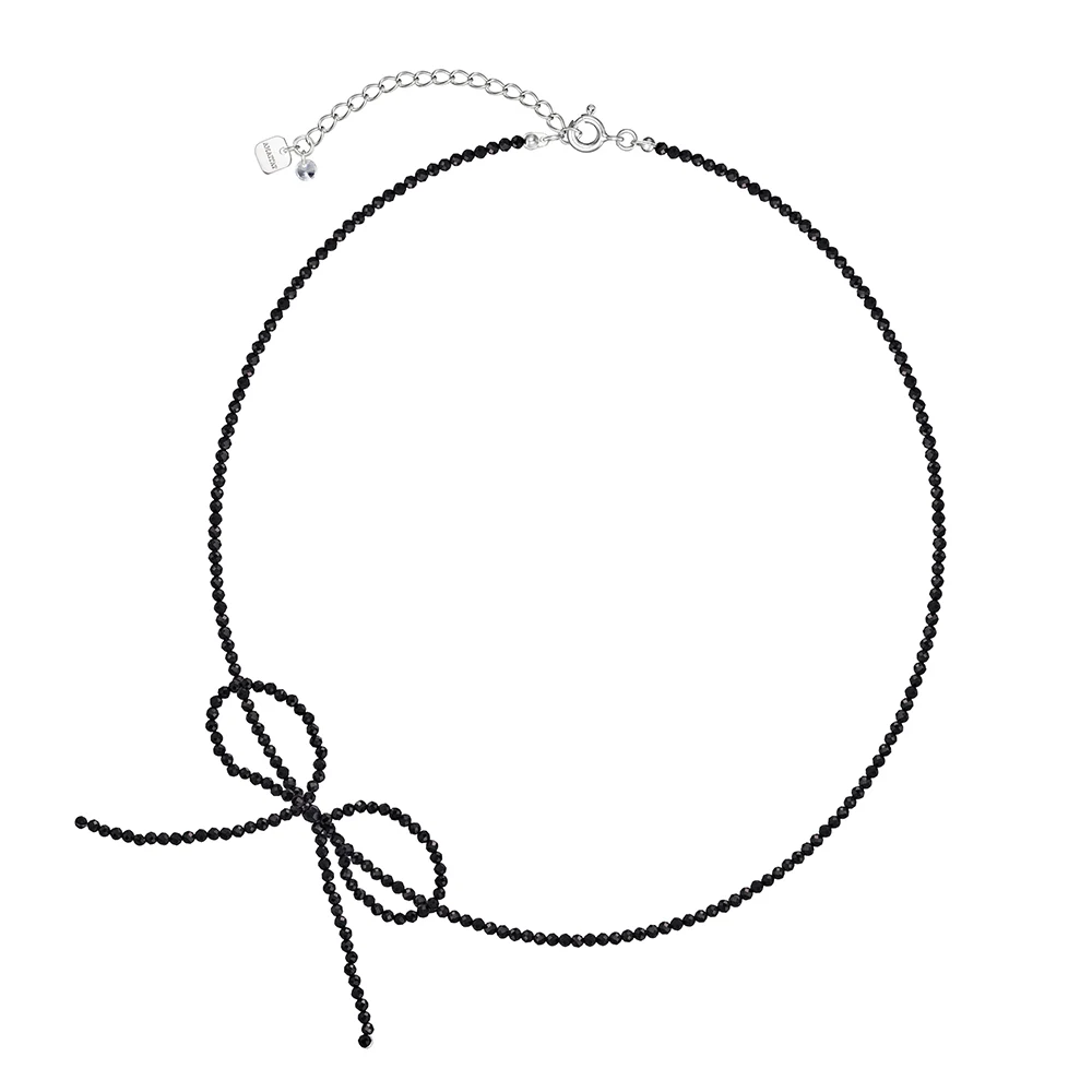신세계인터넷면세점-타티아나-necklace-(실버925) 비즈 리본 목걸이