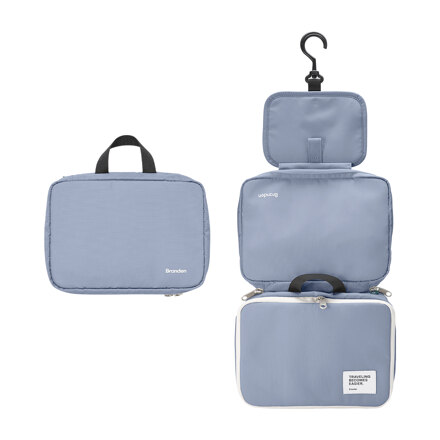 EXPANDABLE HANGING WASHBAG 洗漱包 Sky Blue