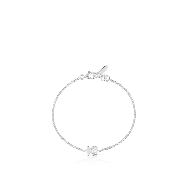 신세계인터넷면세점-토스-bracelet-Silver bear chain Bracelet with cultured pearl