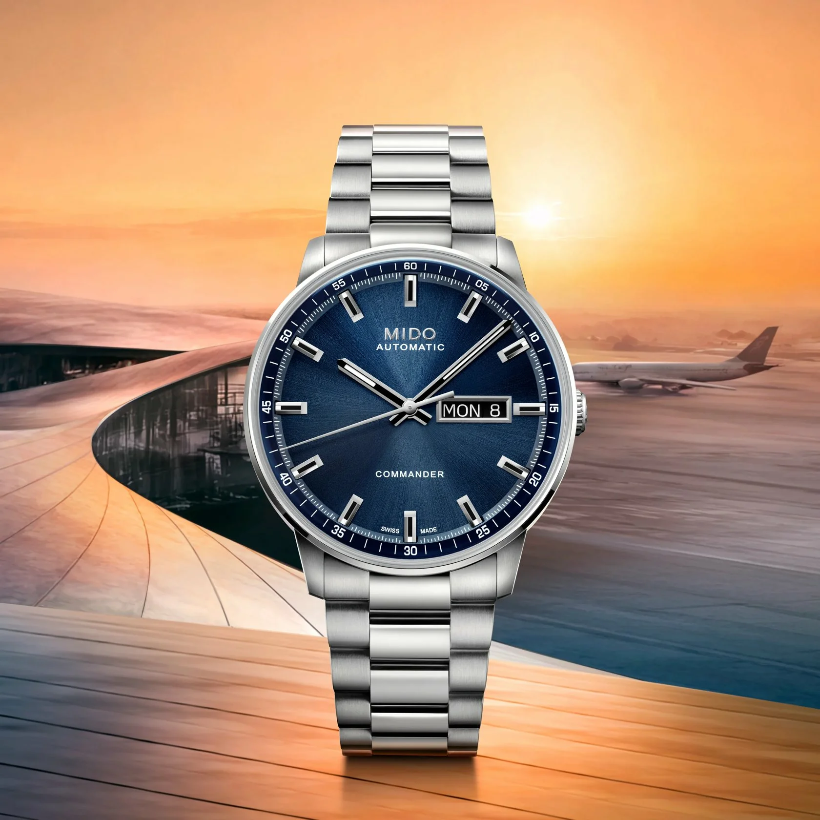 신세계인터넷면세점-미도-mens_watch-M0214301104100 / 커맨더 데이투데이 40mm / 남성