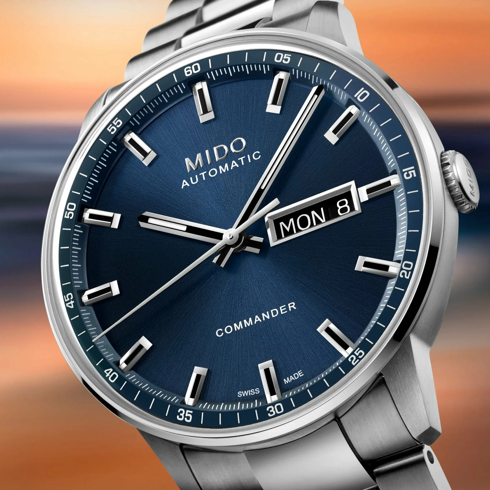 신세계인터넷면세점-미도-mens_watch-M0214301104100 / 커맨더 데이투데이 40mm / 남성