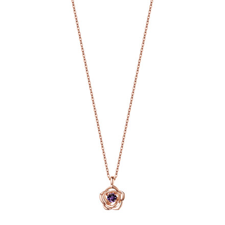 RS1307 NECKLACE 2월 탄생석 자수정