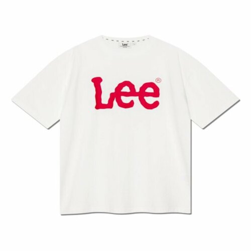 韩际新世界网上免税店-LEE-服饰-LLE2402ST01RD00S [LE] Big Twitch Logo T-shirt_Red