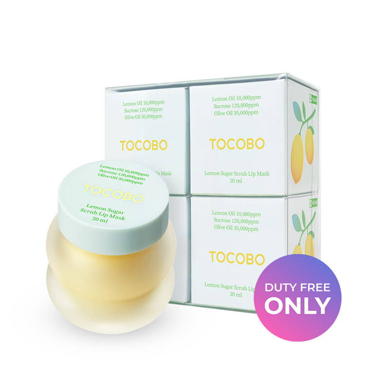 [使用期限: 27.07]Lemon Sugar Scrub Lip Mask 4P Set （唇膜套装）