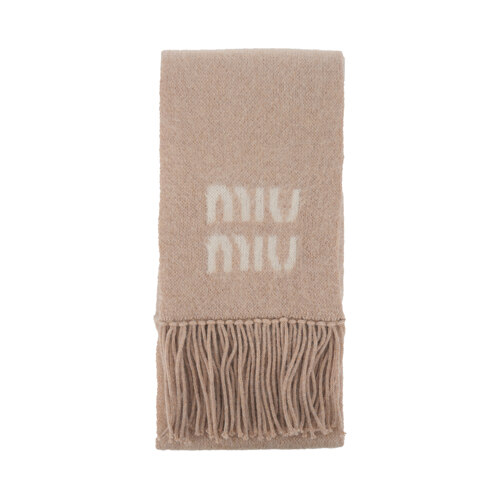WOOL AND MOHAIR SCARF
