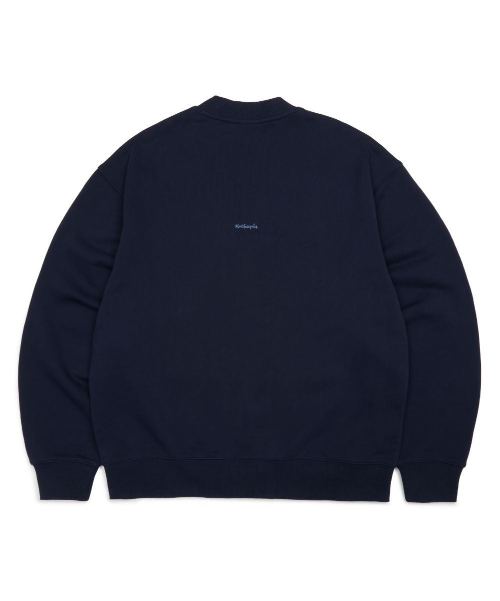 ANGEL WAPPEN OG SWEAT CARDIGAN NAVY - 마크 곤잘레스 - 패션