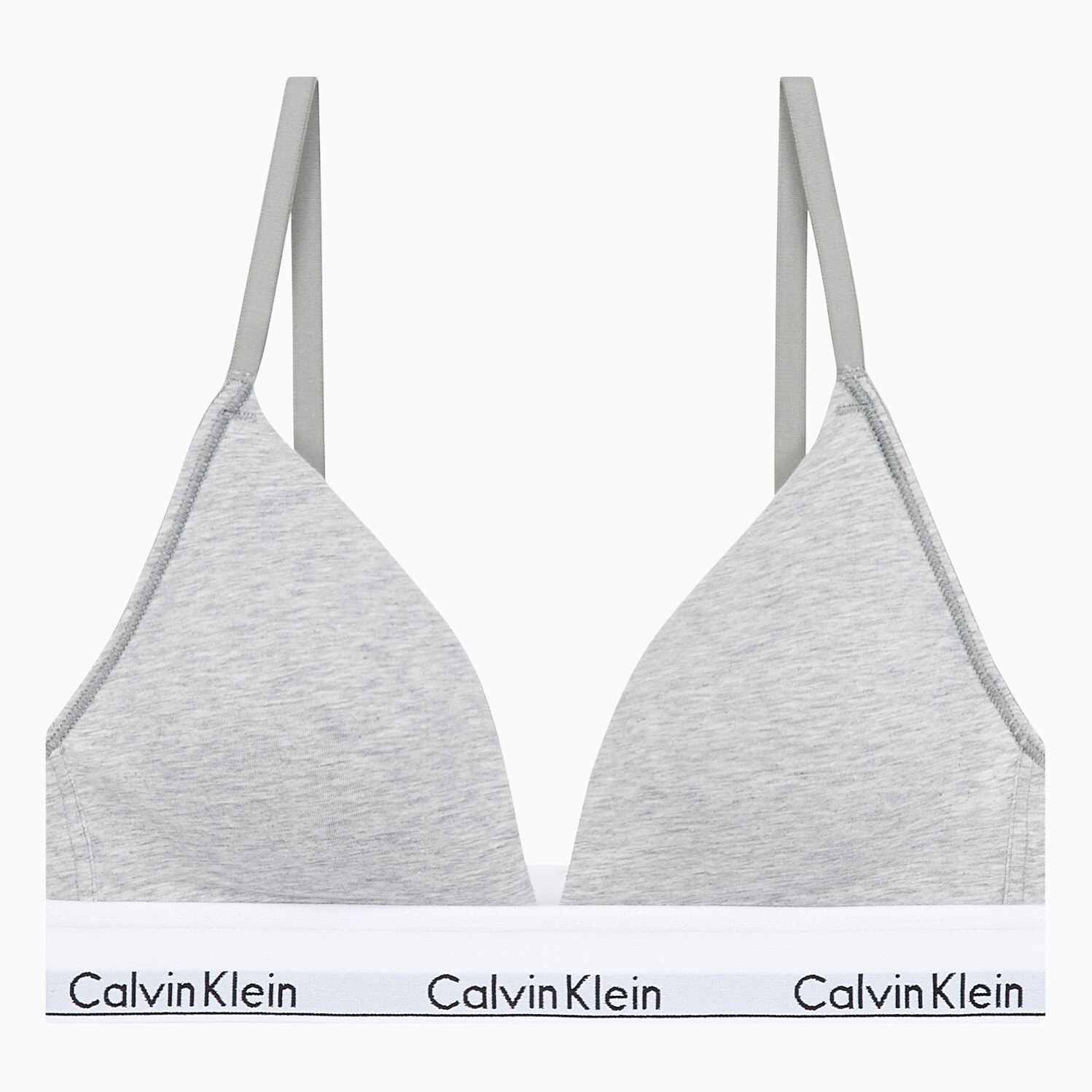 Women's Modern cotton triangle bra_GREY