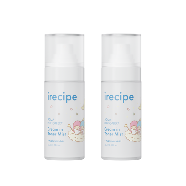 신세계인터넷면세점-아이레시피-FacialCare-[아이레시피]산리오 아쿠아 피토플렉스 크림인토너 미스트 듀오세트60ml+60ml