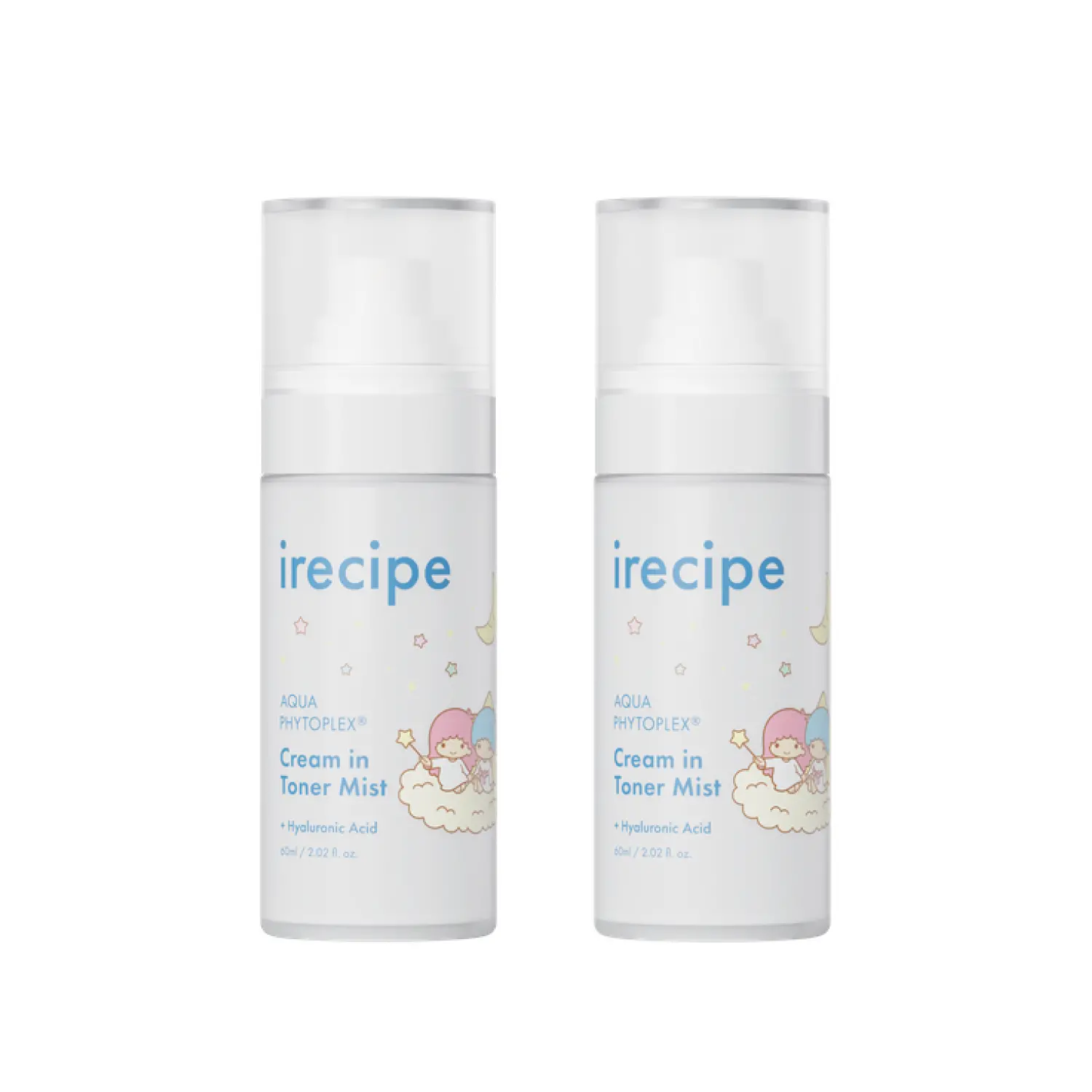 신세계인터넷면세점-아이레시피-FacialCare-[아이레시피]산리오 아쿠아 피토플렉스 크림인토너 미스트 듀오세트60ml+60ml