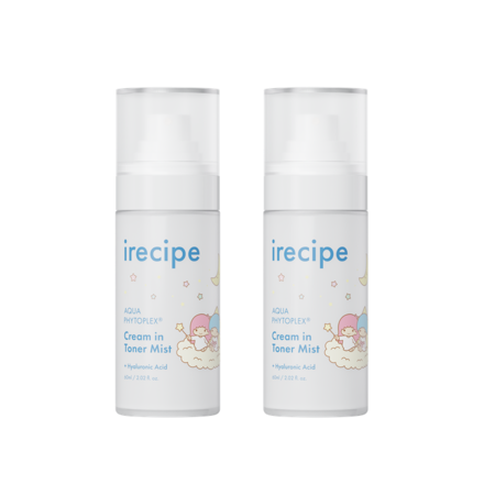[아이레시피]산리오 아쿠아 피토플렉스 크림인토너 미스트 듀오세트60ml+60ml