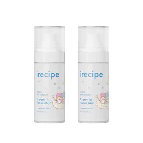 [아이레시피]산리오 아쿠아 피토플렉스 크림인토너 미스트 듀오세트60ml+60ml