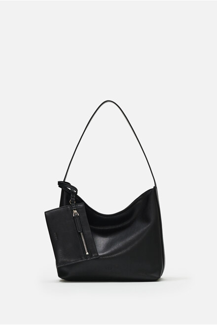 Mini Pulpy hobo bag Black