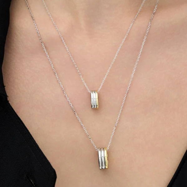 신세계인터넷면세점-이에르로르-necklace-트리플 실버(C) 목걸이 M