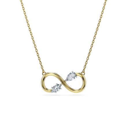 Eternity 펜던트, 랩 그로운 다이아몬드 0.35ct