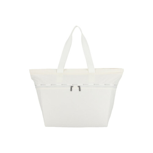 CLS CARLIN ZIP TOP TOTE BAG MERINGUE