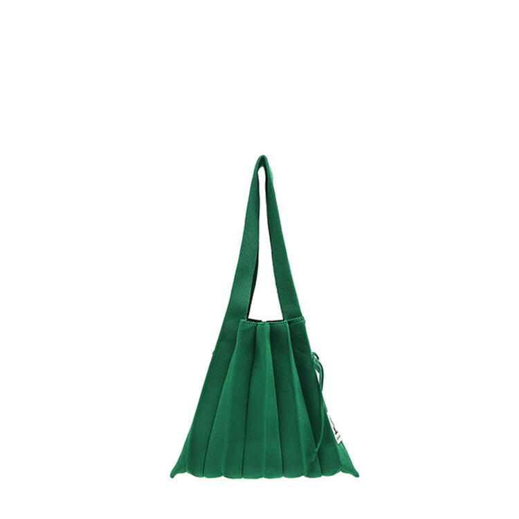 韩际新世界网上免税店-JOSEPH&STACEY-女士箱包-Lucky Pleats Knit S Jelly Green 手提包