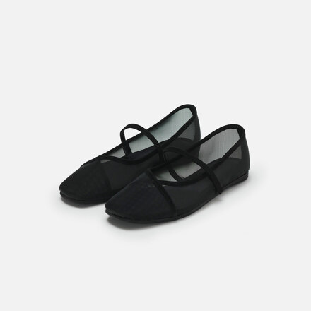 Rowie mary Jane shoes Mesh Black