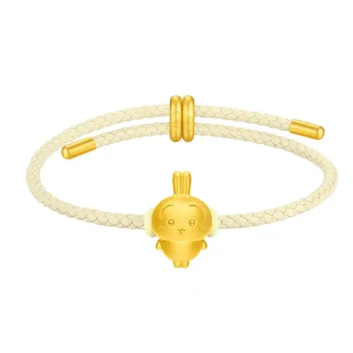 신세계인터넷면세점-주대복-bracelet-[CHiiKAWA] 24K 골드 우사기 참 (38010)