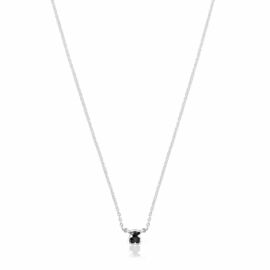 TOUS Silver necklace with onyx