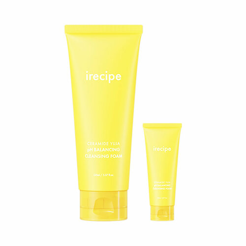 [아이레시피] 세라마이드 유자 약산성 클렌징 폼 150ml 기획세트(+30mL)