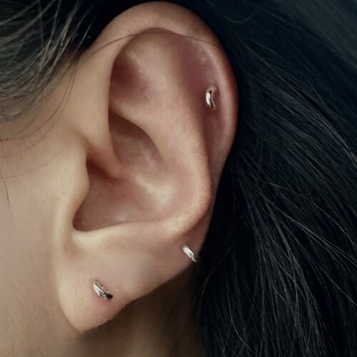 Small Stitch (925 silver) [piercing 3 set]