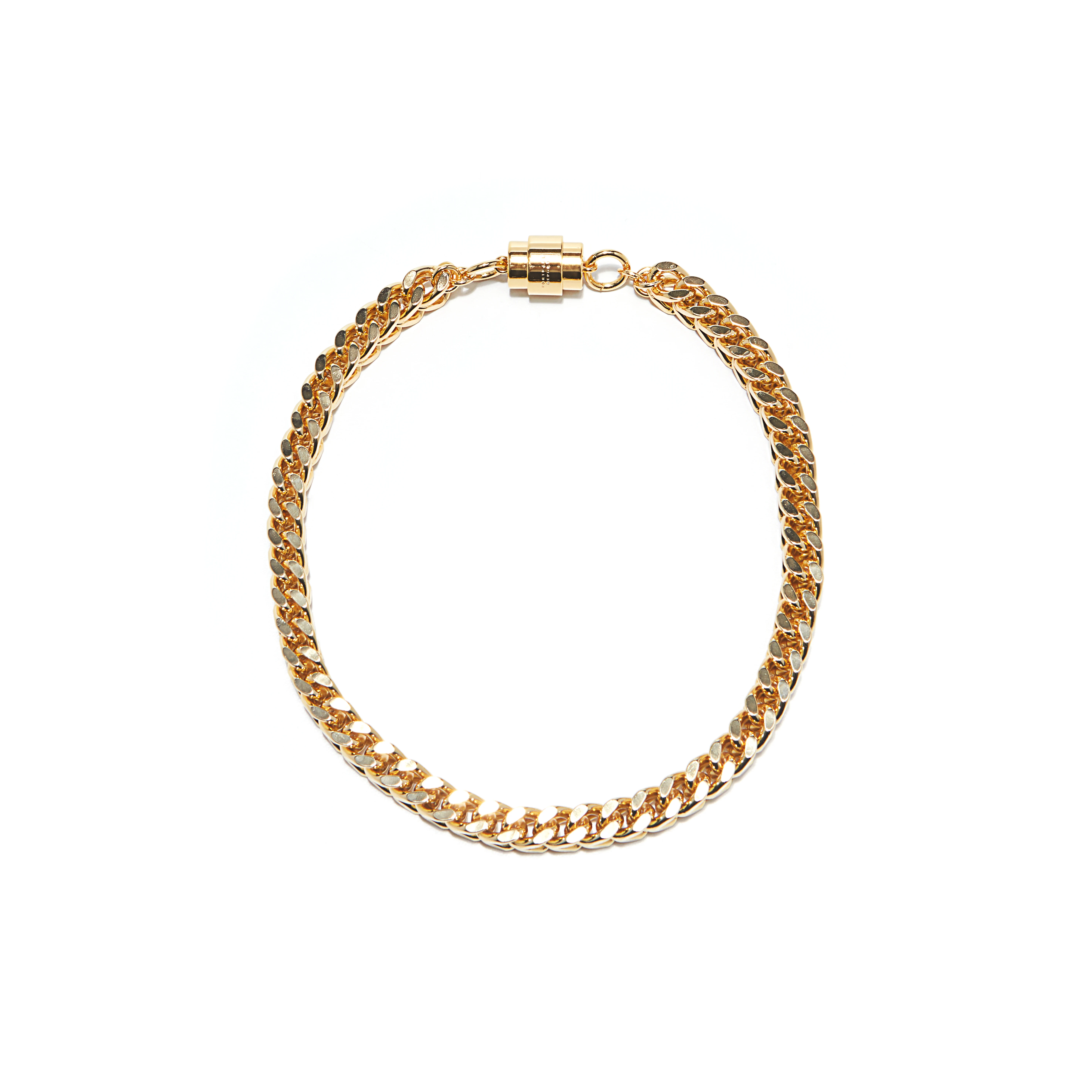 신세계인터넷면세점-포트레이트리포트-necklace-Gold Cube Chain Necklace