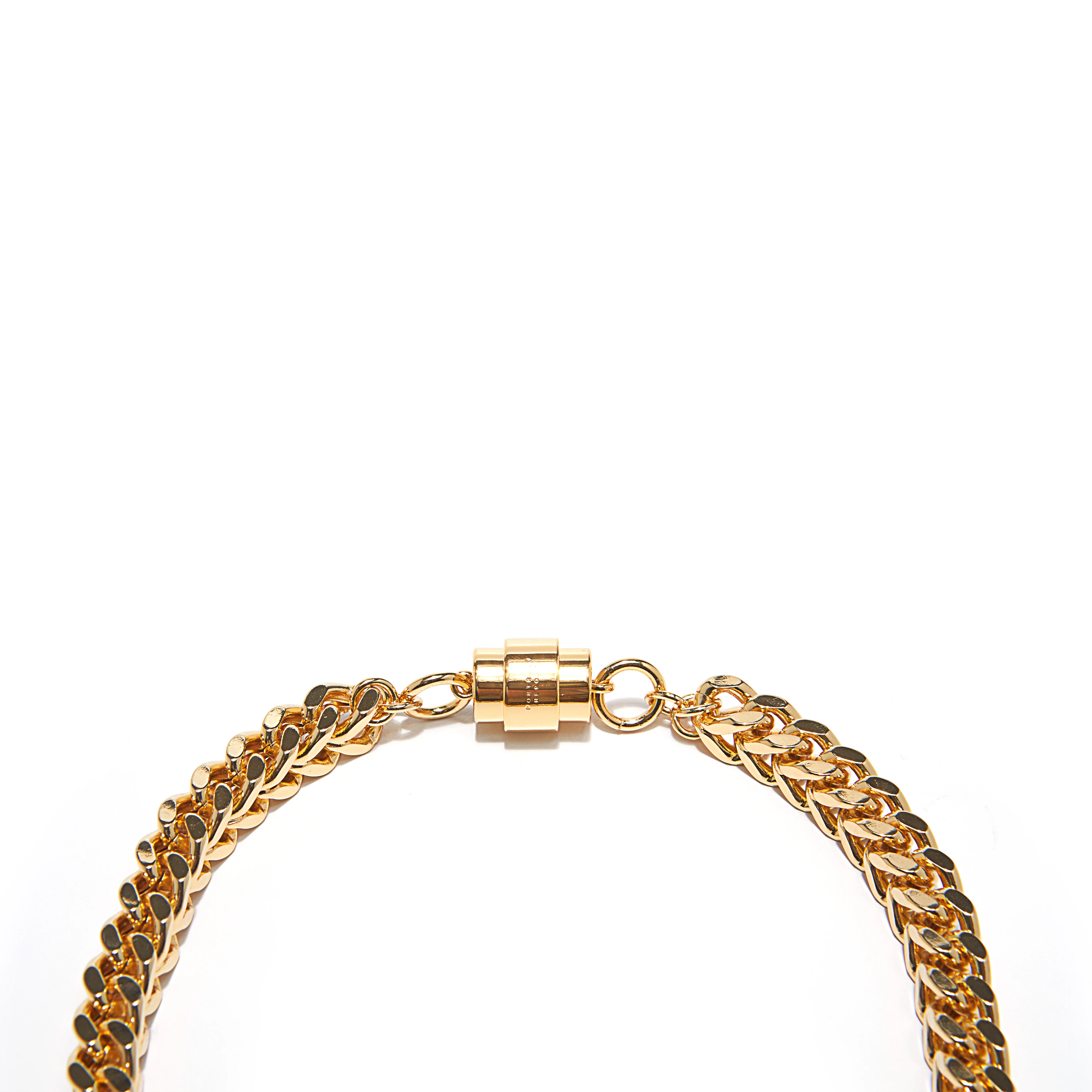 신세계인터넷면세점-포트레이트리포트-necklace-Gold Cube Chain Necklace
