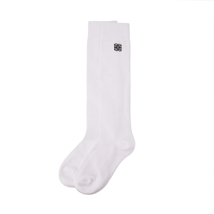 韩际新世界网上免税店-KINEMATIC SEQUENCE-时尚配饰-[CELLTY] EMBROIDERY LOGO KNEE SOCKS
