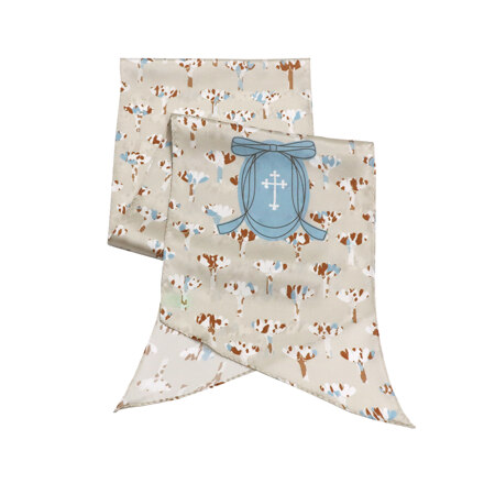 Anamaison Kokoma Silk Long Petit Scarf - 围巾