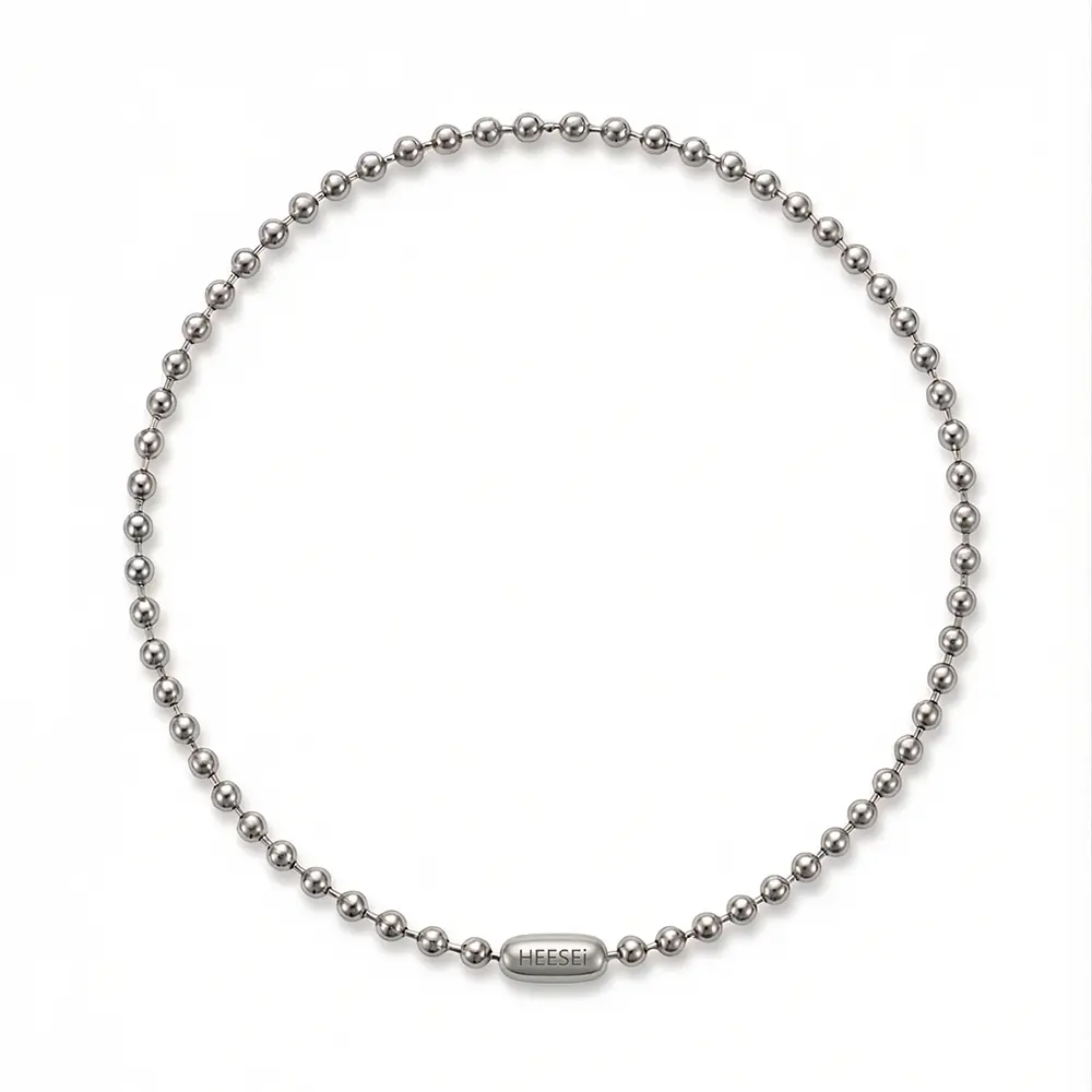 신세계인터넷면세점-희세-necklace-ball chain necklace (5mm) - Surgical Steel