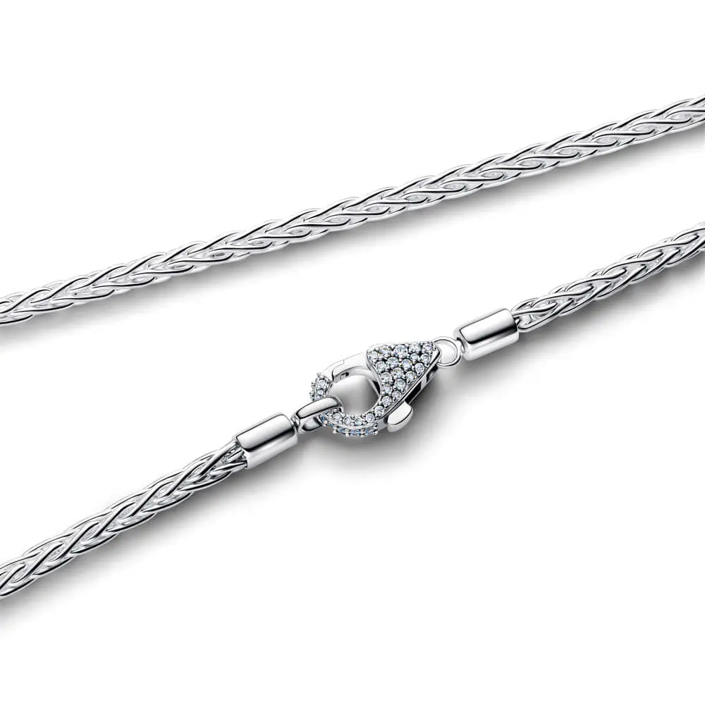 신세계인터넷면세점-판도라-necklace-파베 클라습 폭스테일 체인 참 네크리스