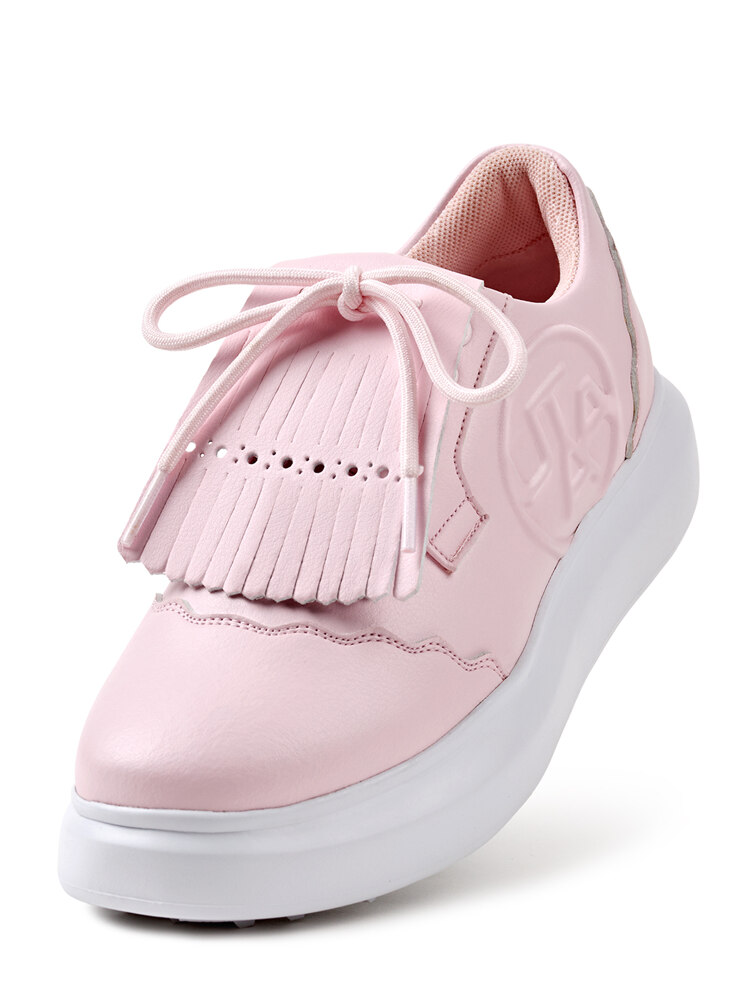 UB0GHF101_LP UTAA DERBY KILTIE GOLF SNEAKERS L/PINK