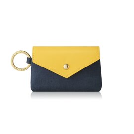 YELLOW NAVY MINI POUCH