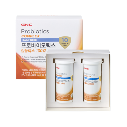GNC 프로바이오틱스 100억(450mg*30캡슐*2개입)