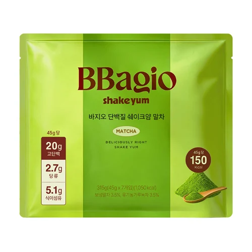 BBagio 蛋白奶昔 抹茶 7条
