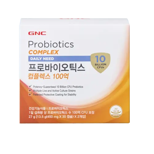 신세계인터넷면세점-뷰틱-GNC 프로바이오틱스 100억(450mg*30캡슐*2개입)
