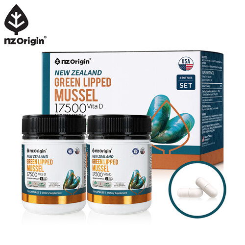 뉴질랜드 초록입홍합 17500 비타민D (240캡슐, 8개월분)