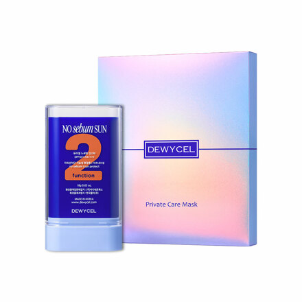 프라이빗케어 마스크팩+노세범 선스틱 기획세트