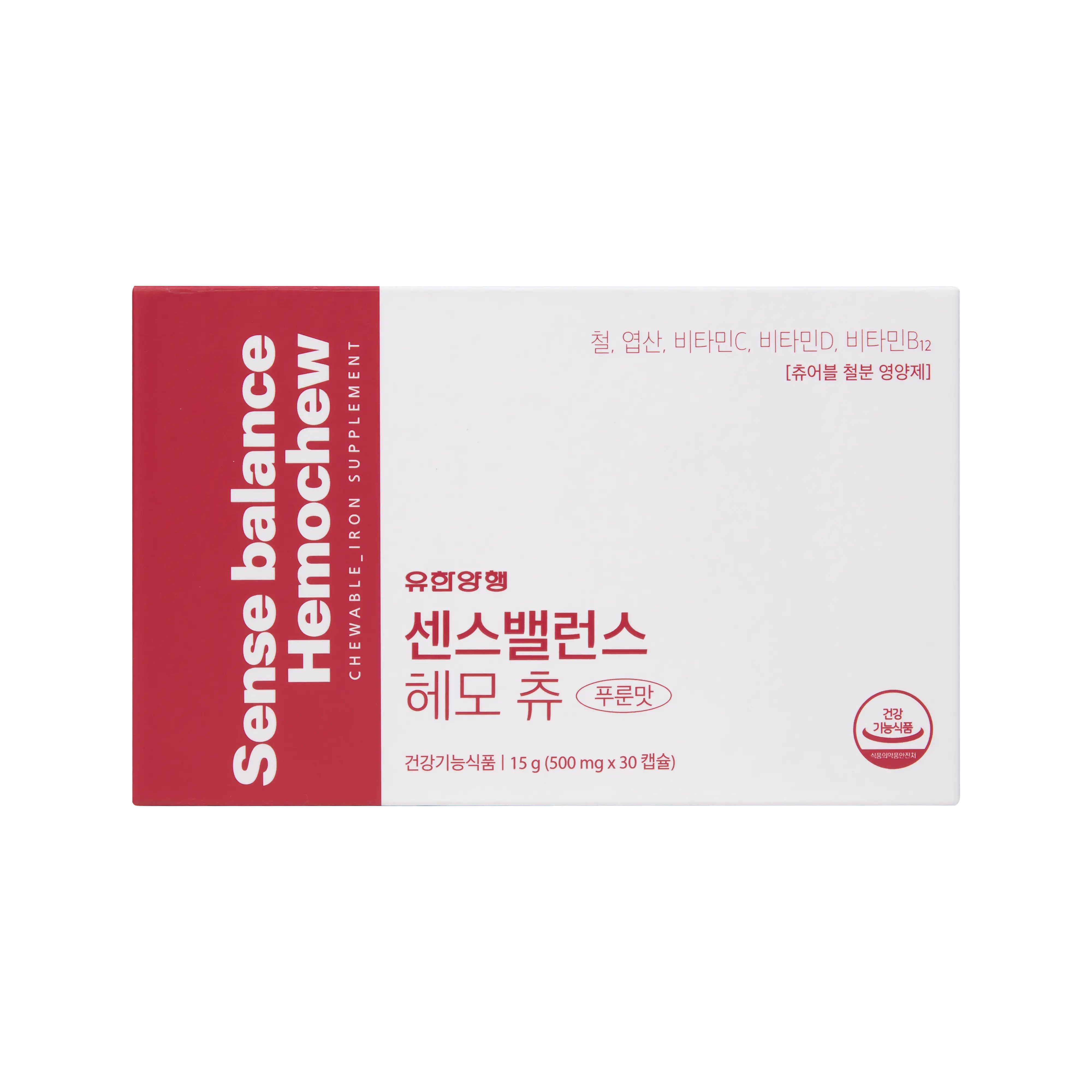 신세계인터넷면세점-유한양행-유한양행 센스밸런스 헤모 츄 (30캡슐)