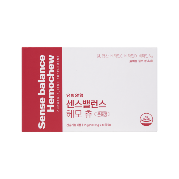 신세계인터넷면세점-유한양행-유한양행 센스밸런스 헤모 츄 (30캡슐)
